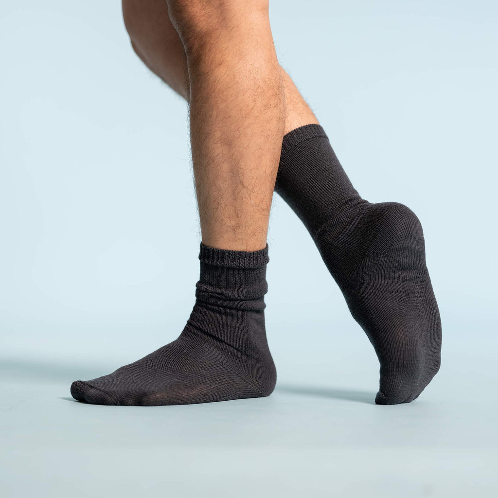 elastic-free 100% organic merino wool socks