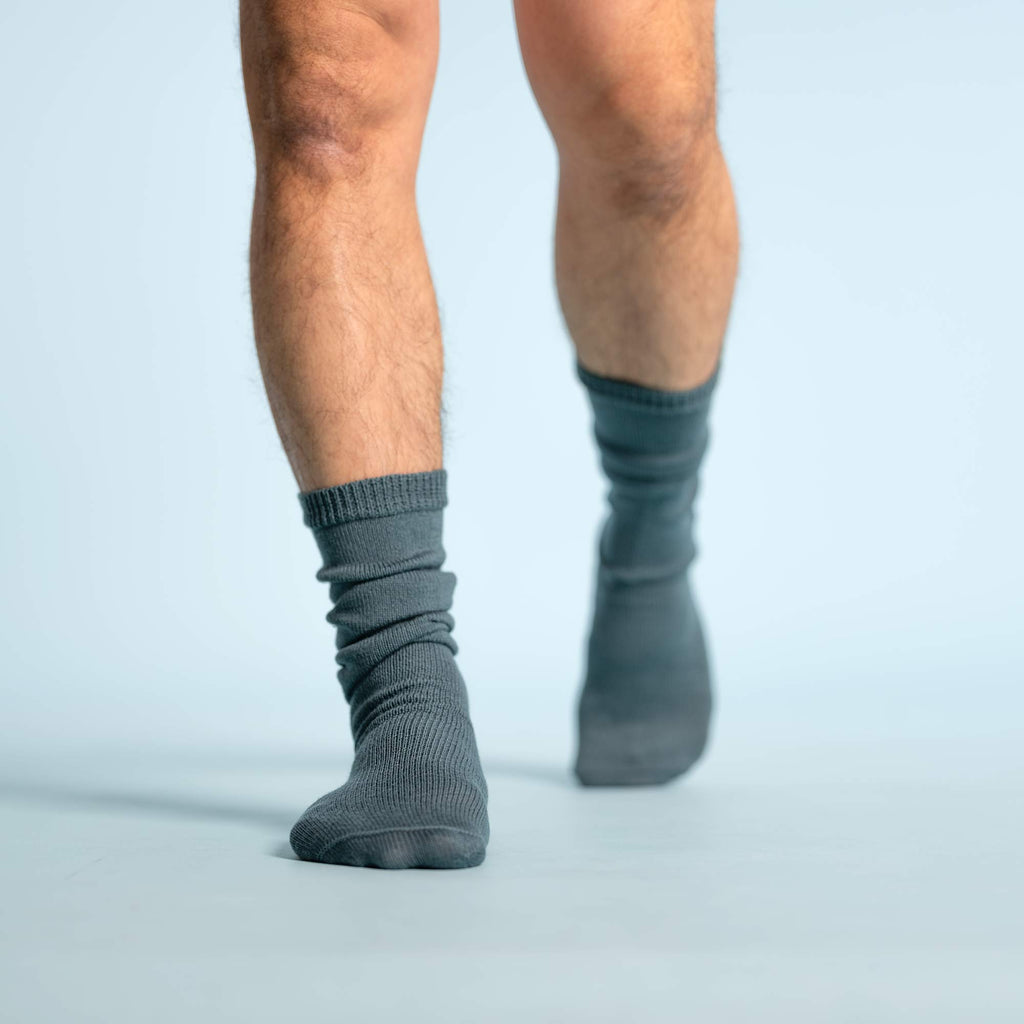 elastic-free merino wool socks