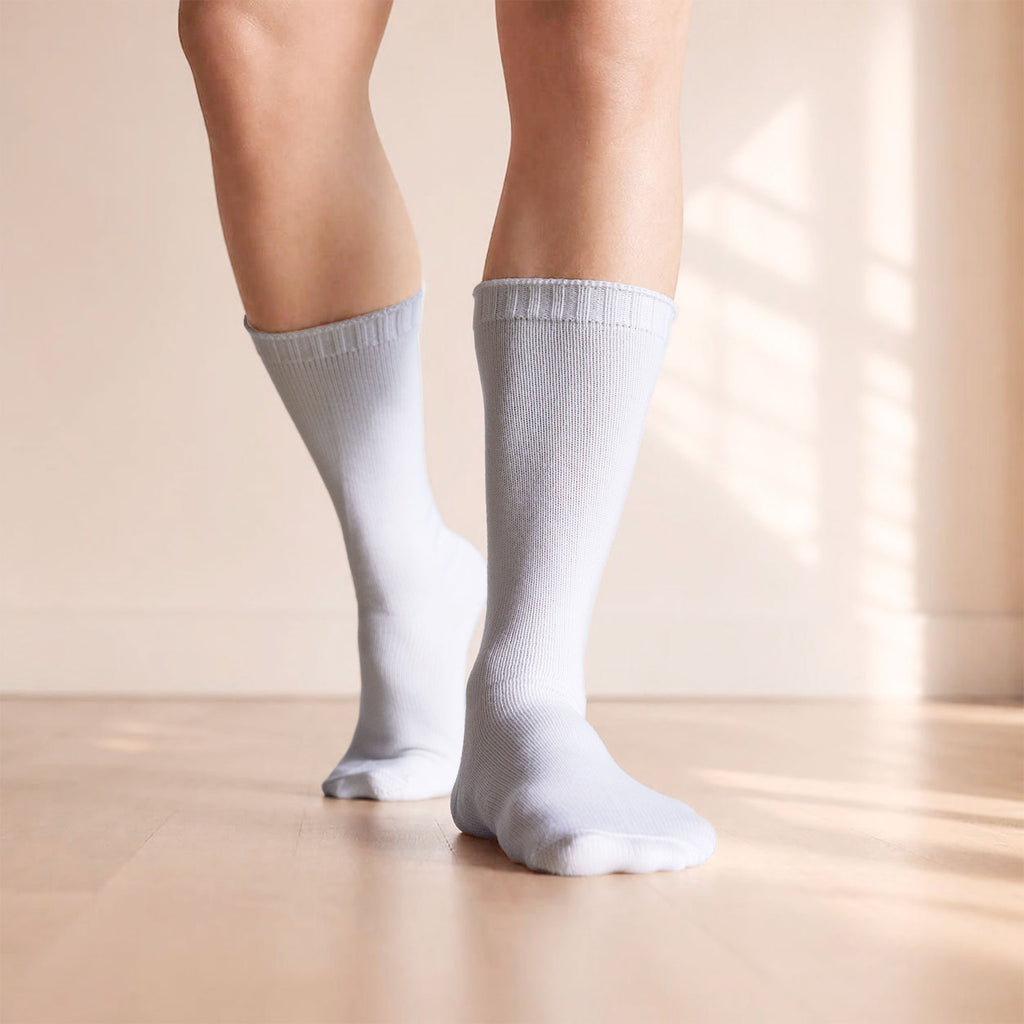 100% certified organic merino wool socks plastic-free polyester-free