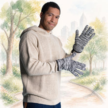 Load image into Gallery viewer, elastic-free 100% organic cotton gloves polyester-free