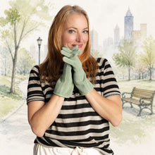 Load image into Gallery viewer, all organic cotton gloves no polyester without elastic