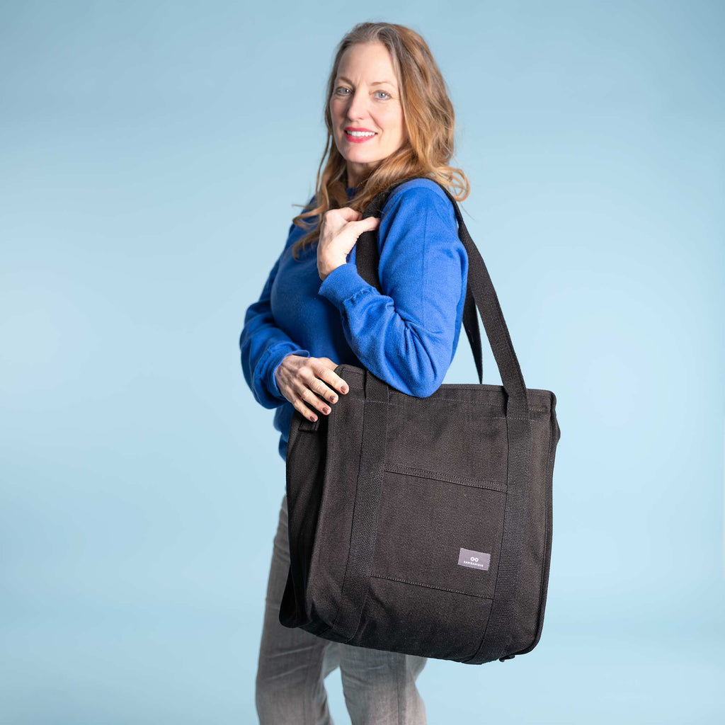 organic hemp carryon personal bag