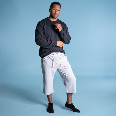 100% organic cotton long shorts