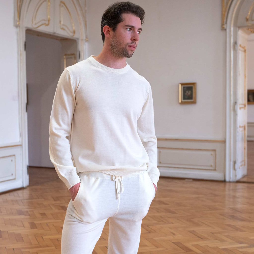 certified organic merino wool sweatshirt