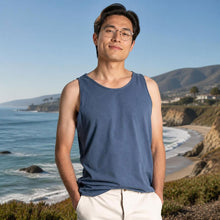 Load image into Gallery viewer, plastic-free 100% certified organic cotton tank top