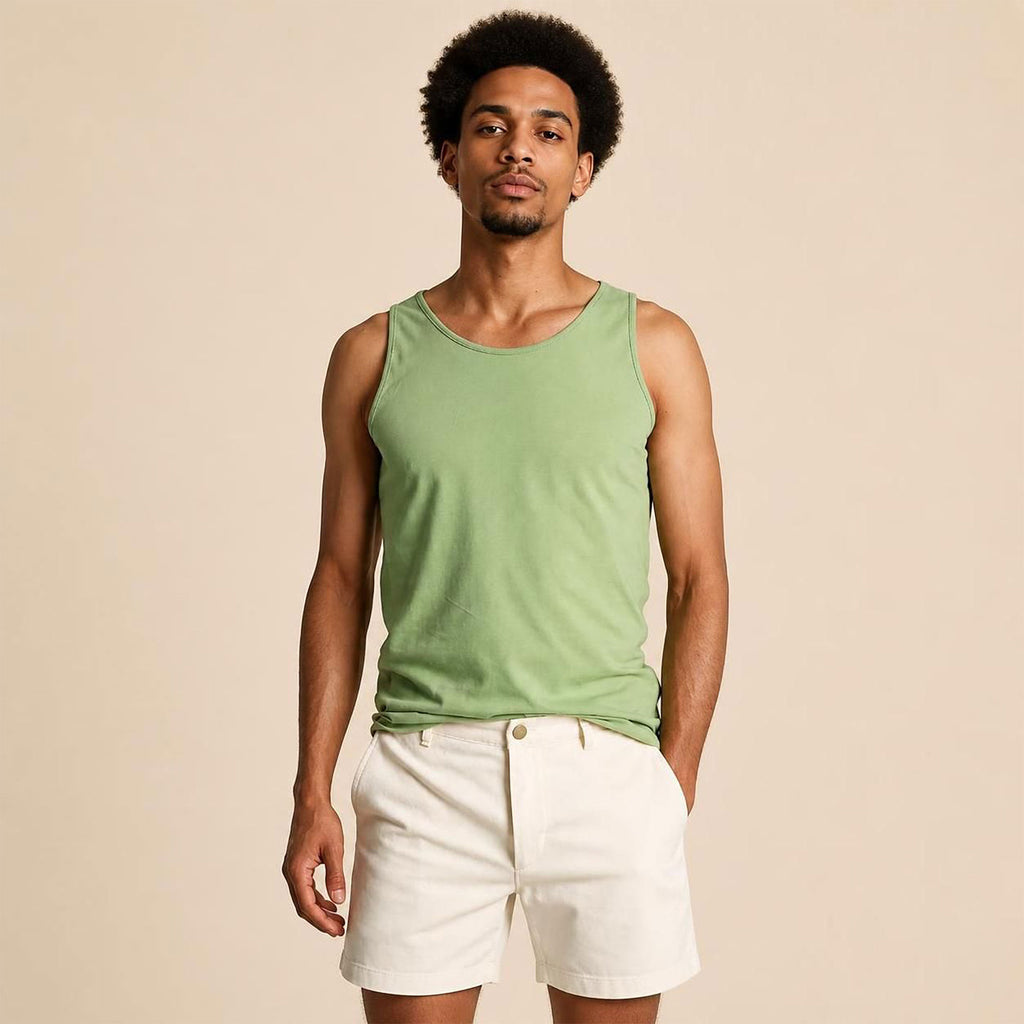 100% certified organic cotton tank top no polyester