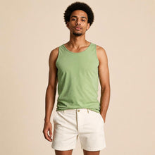 Load image into Gallery viewer, 100% certified organic cotton tank top no polyester