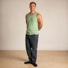 Load image into Gallery viewer, plastic-free 100% certified organic cotton tank top