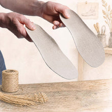 Load image into Gallery viewer, plastic-free hemp insoles footbed for shoes