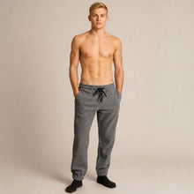 Load image into Gallery viewer, 100% certified organic cotton fleece jogger pants plastic-free polyester-free synthetic-free