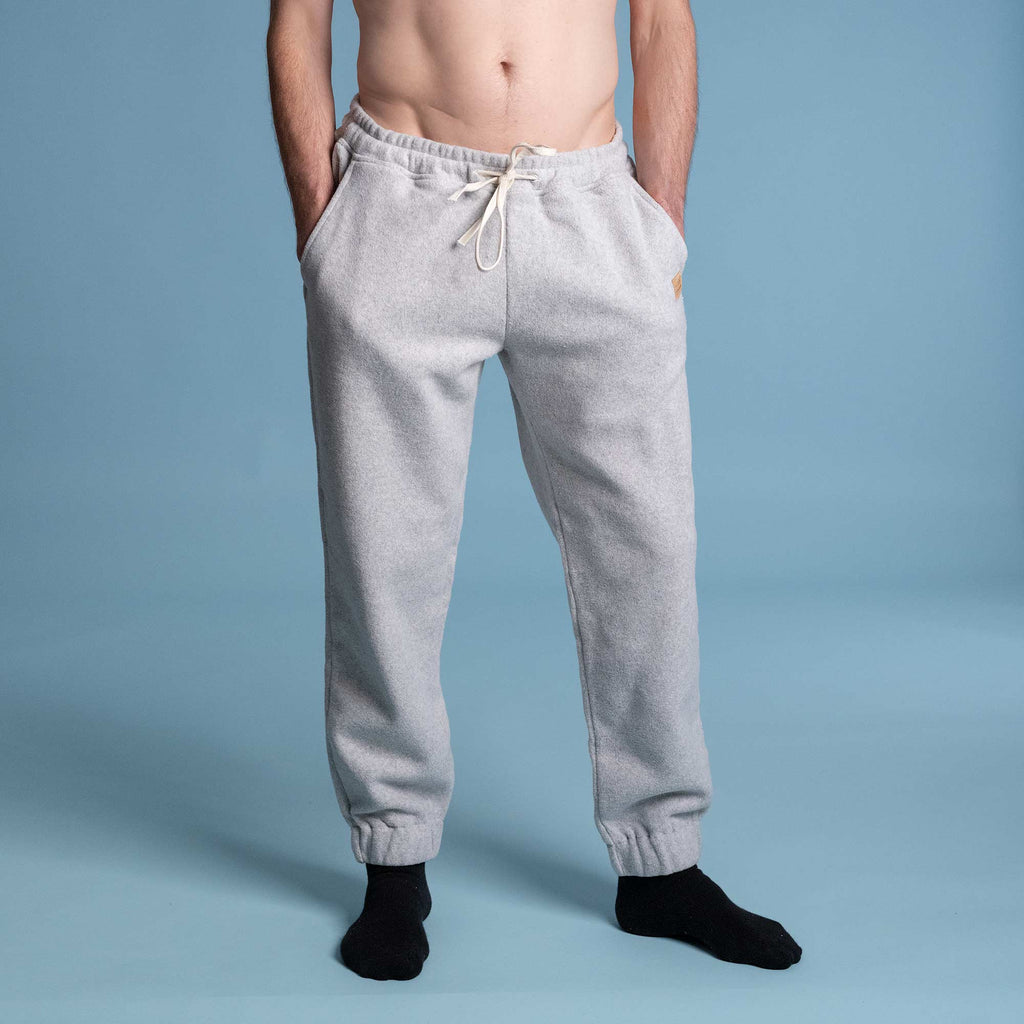 JACK 100% Organic Cotton Fleece Jogger Pants (Organic Elastic: 100% Biodegradable Option)