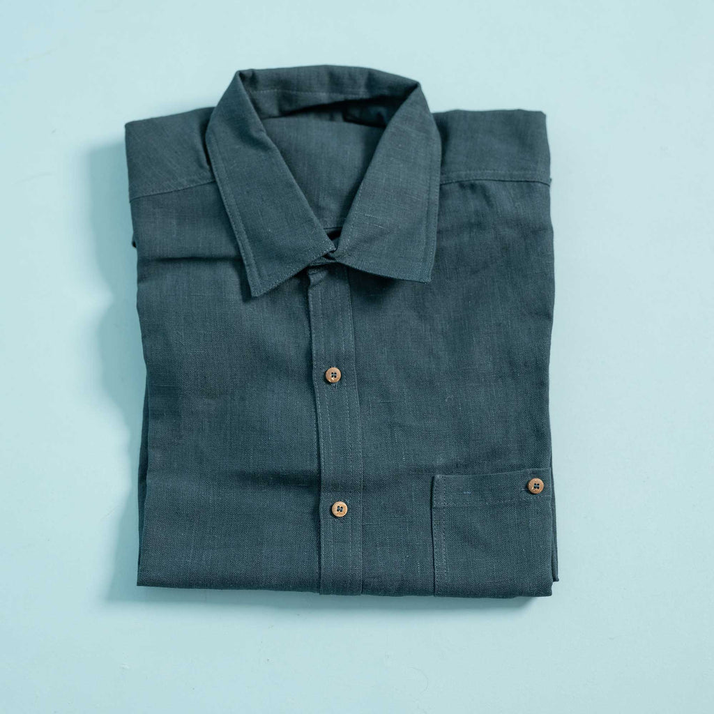 organic hemp dress shirt