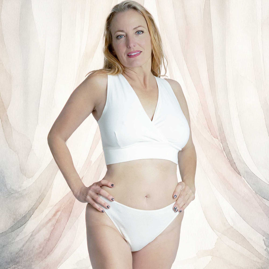 100% organic cotton high cut bikini made in usa