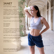 Load image into Gallery viewer, plastic-free organic merino bra