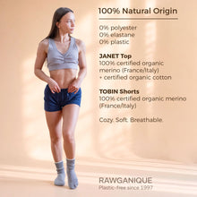 Load image into Gallery viewer, organic merino sports bra