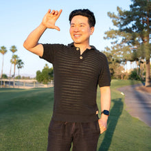 Load image into Gallery viewer, 100% organic cotton knit golf shirt