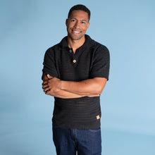Load image into Gallery viewer, 100% organic cotton knit polo shirt
