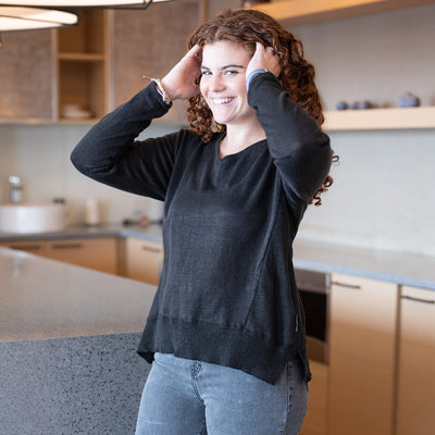 100% organic hemp knit tunic