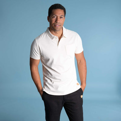 100% organic cotton golf polo shirt