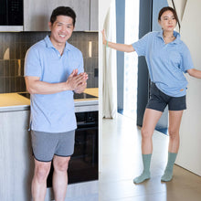 Load image into Gallery viewer, plastic-free 100% organic cotton polo shirt