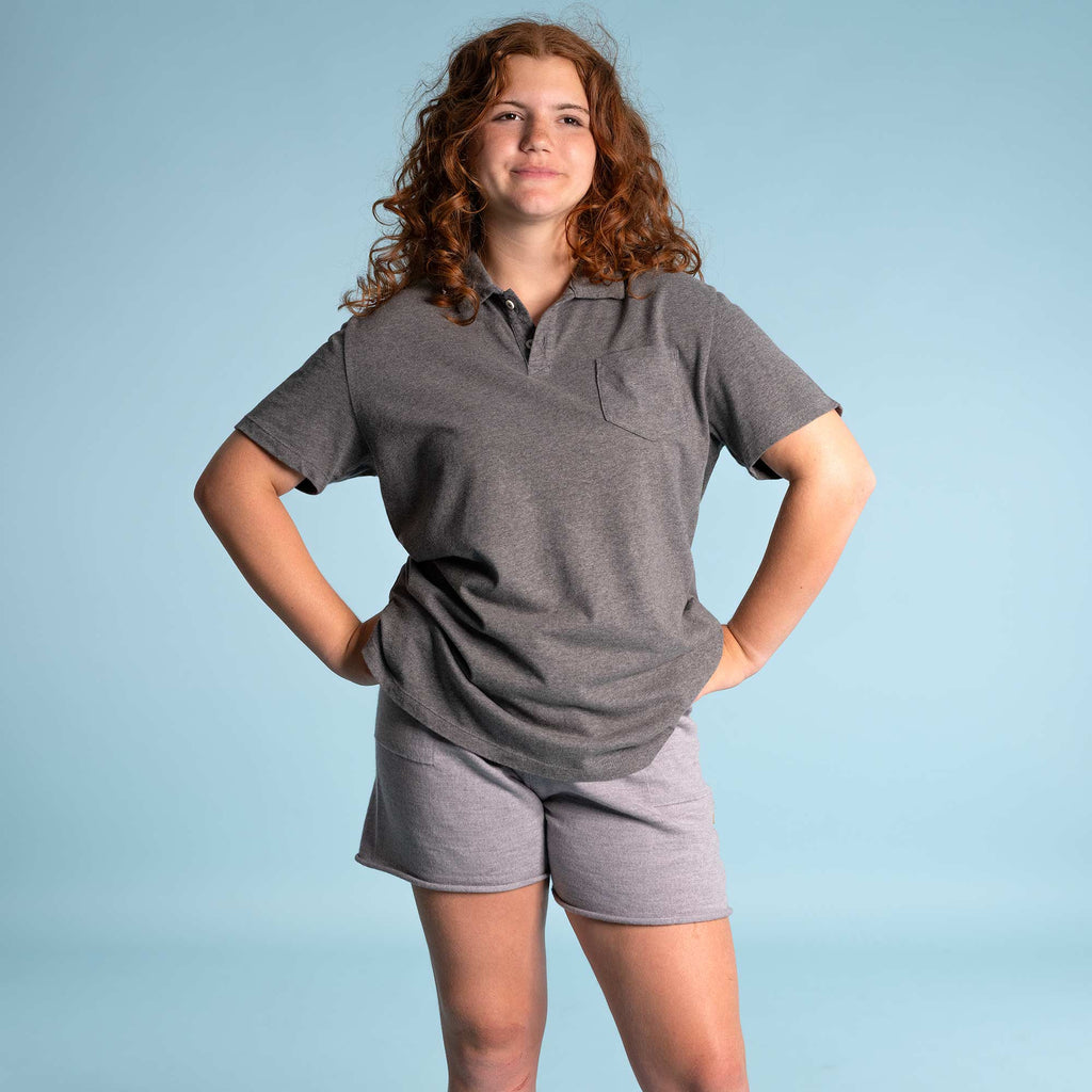 organic cotton golf shirt