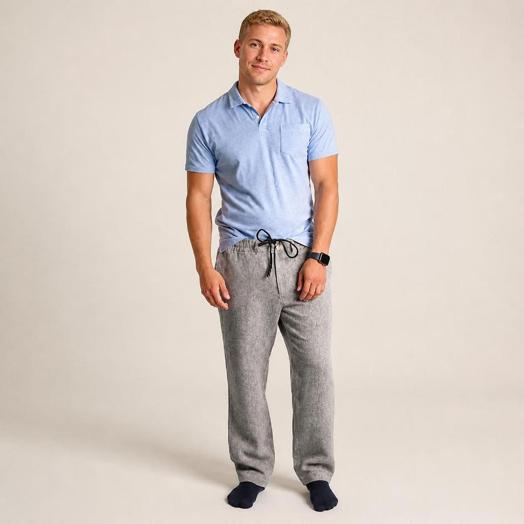 100% organic linen pants