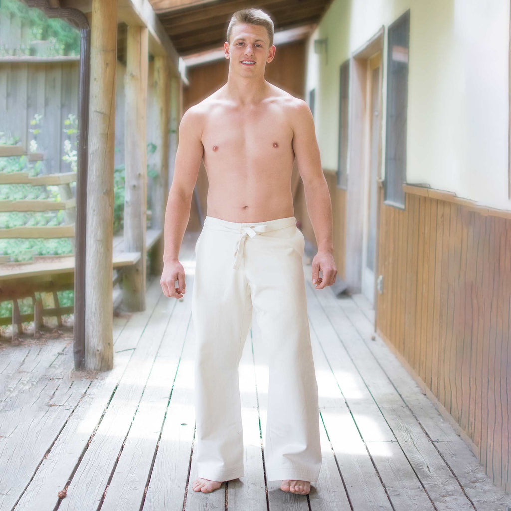 organic cotton karate pants