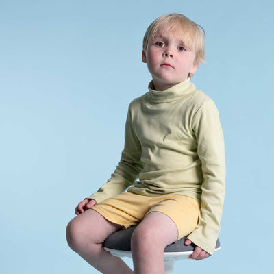 kids' 100% organic cotton turtleneck sweater