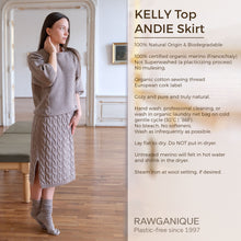 Load image into Gallery viewer, 100% merino wool skirt