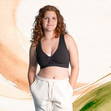 Load image into Gallery viewer, organic cotton bra made in usa