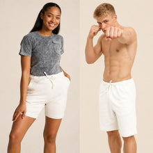 Load image into Gallery viewer, organic cotton fleece sweat shorts