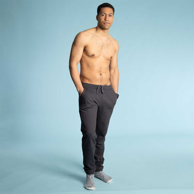 organic cotton knit joggers