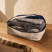 Load image into Gallery viewer, KUBIST 100% Organic Hemp Packing Cubes - Travel Sorters &amp; Organizers (OC Thread, YKK Zippers) (99.99% Biodegradable)