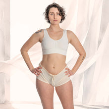Load image into Gallery viewer, LADYSMITH Elastic-free 100% Organic Cotton Boy Shorts Panty (Grown &amp; Made in USA) (No Lycra, No Spandex, Hidden Drawstrings) (99.99%-100% Biodegradable)