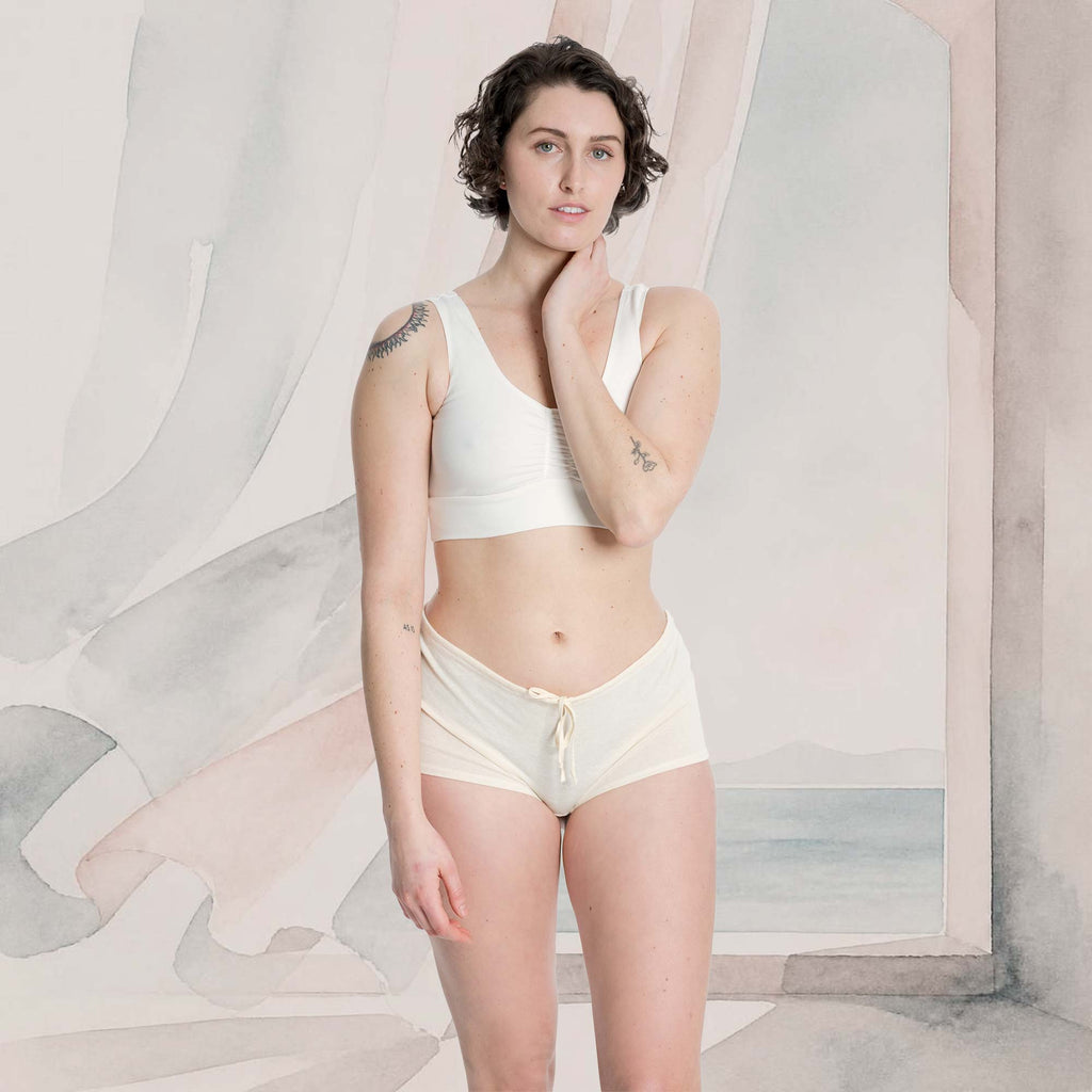 organic cotton panty without latex