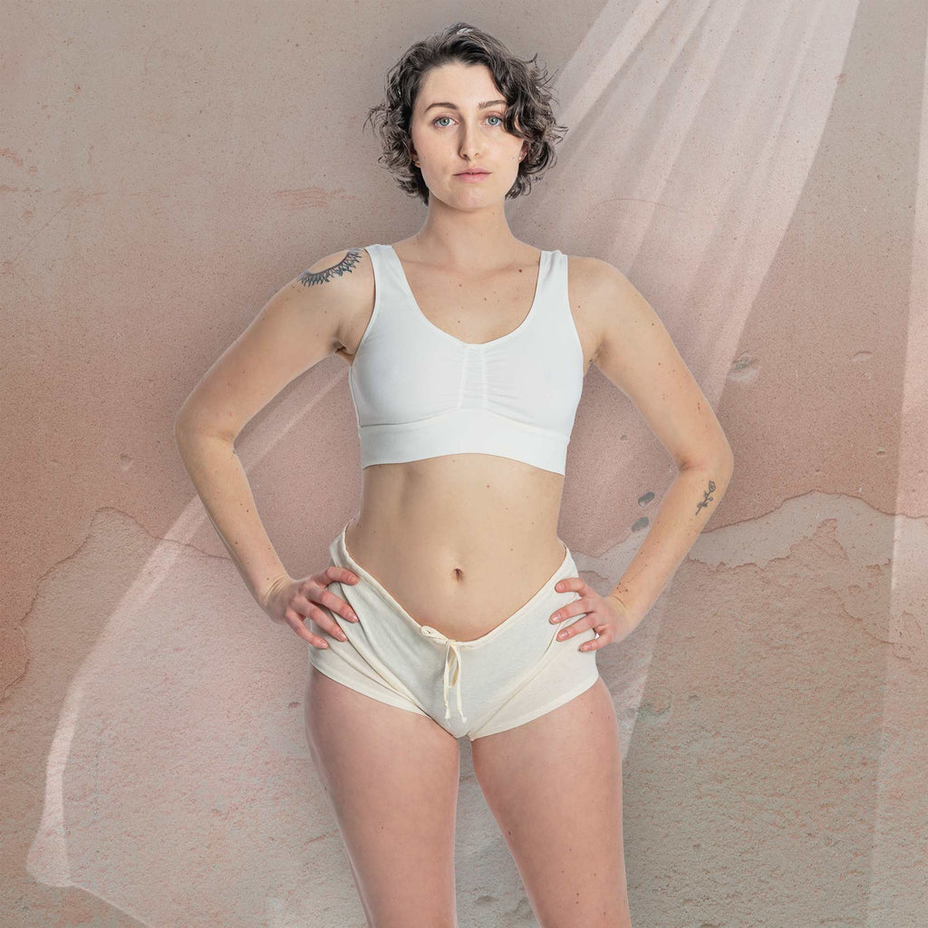 100% organic cotton panty plastic-free
