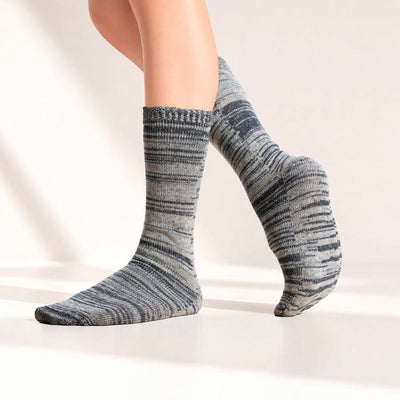 Organic hemp merino socks plastic-free elastic-free