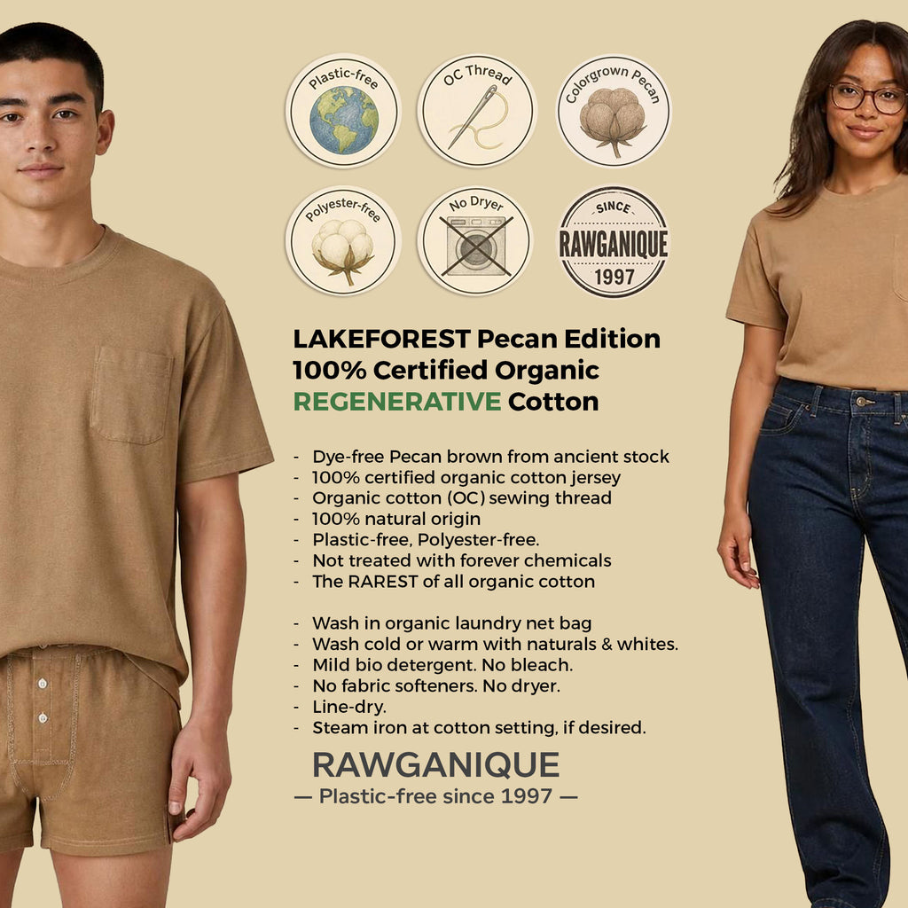 organic regenerative cotton colorgrown brown t-shirt vs indigo plant dyes