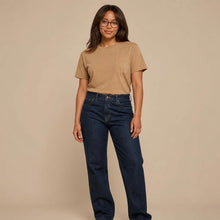 Load image into Gallery viewer, LAKEFOREST Limited Edition 100% Organic Cotton Luxury Pocket T-Shirt Colorgrown Brown (Dye-free, OC Thread, No Latex, No Elastic, No Polyester, No Formaldehyde, No Forever Chemicals, OC Thread Option) (100% Natural Origin &amp; Biodegradable)