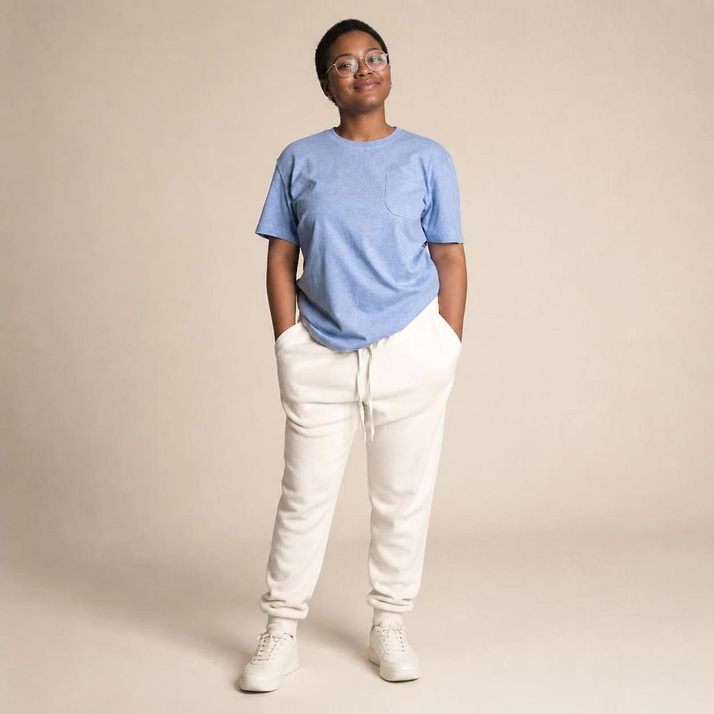 plastic-free 100% certified organic cotton tee shirt
