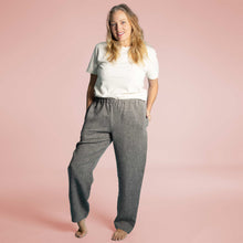 Load image into Gallery viewer, 100% natural organic linen lounge pants