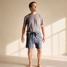 Load image into Gallery viewer, 100% certified organic lounge shorts polyester-free