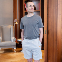 Load image into Gallery viewer, organic fleece dorm shorts