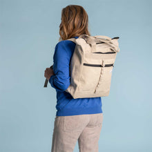 Load image into Gallery viewer, organic hemp laptop tote backpack