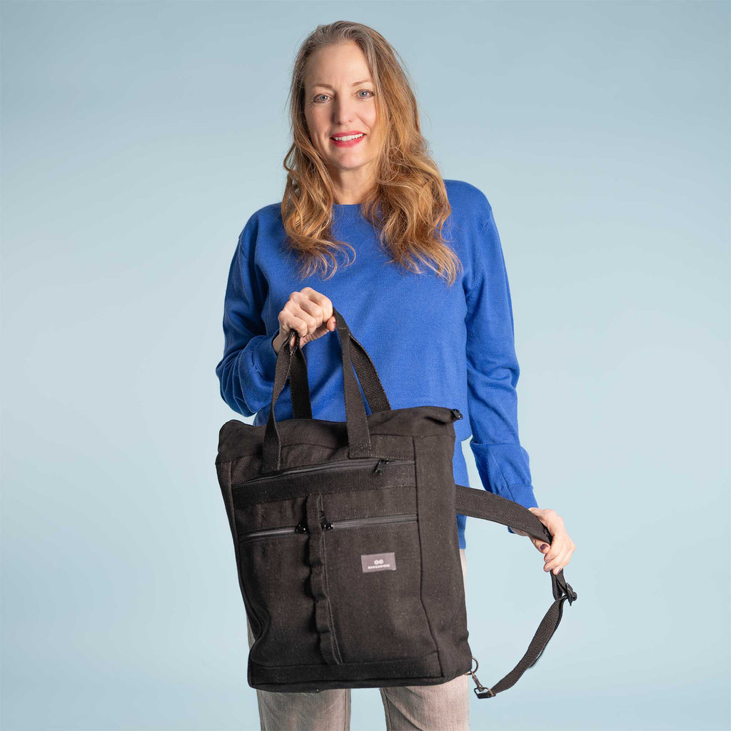 Organic Hemp Laptop Tote Backpack – Rawganique