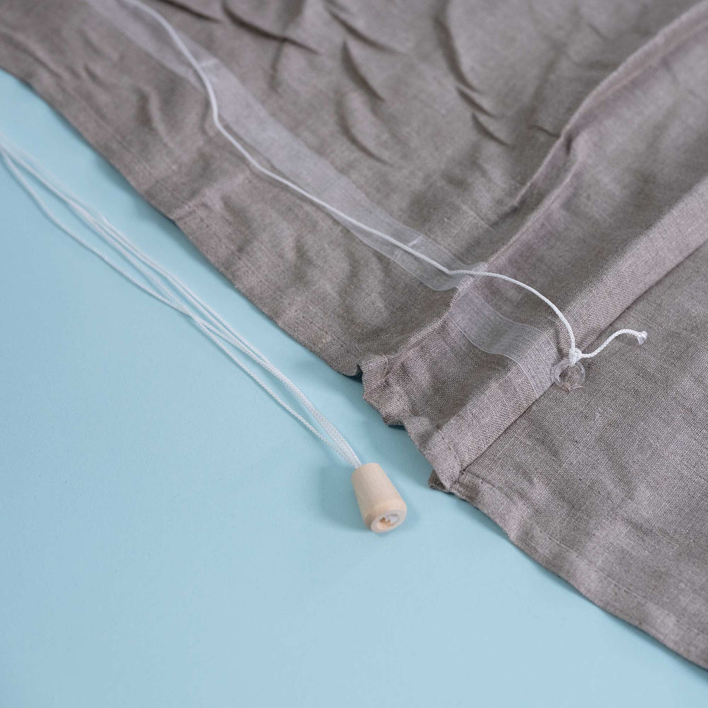 100% organic linen Roman blinds