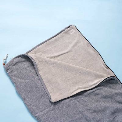 WARMINGTON 100% Organic Linen Sleeping Bag (OC Thread, Premium YKK Zippers, 10oz Linen Exterior, Ribbed Knit Linen Interior) (99.9% Biodegradable)