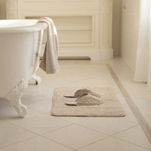 Load image into Gallery viewer, double layer organic linen terry bath mat