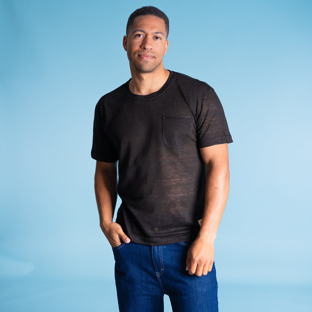 100% organic linen t-shirt