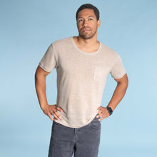 Load image into Gallery viewer, 100% organic linen knit t-shirt